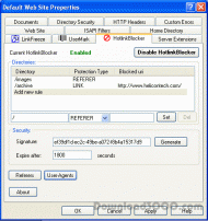 HotlinkBlocker screenshot